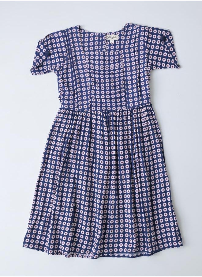 بيلا مودا فستان بيلا مودا بطبعة شاملة بقصة واسعة - Image 3