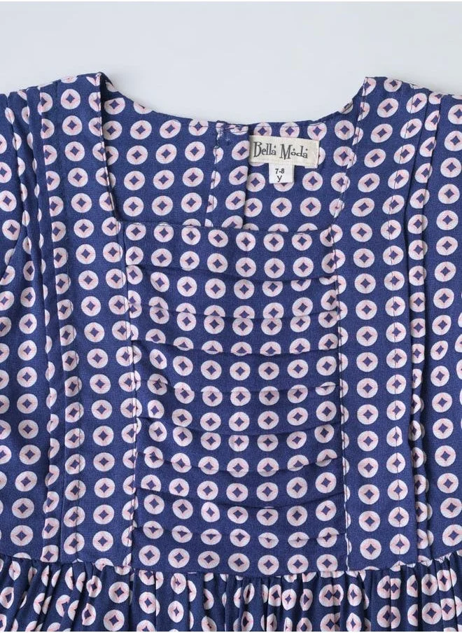 BELLA MODA BELLA MODA All-Over Print Fit and Flare Dress
