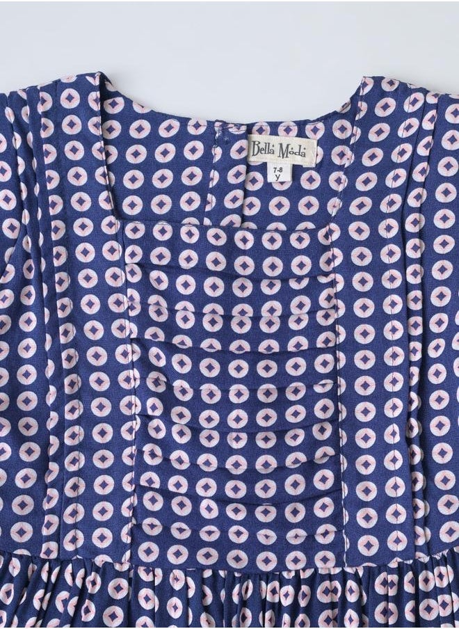 بيلا مودا فستان بيلا مودا بطبعة شاملة بقصة واسعة - Image 2