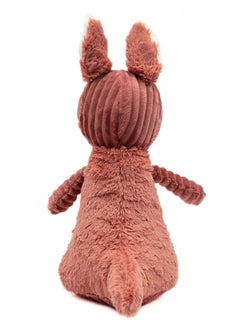 Les Deglingos Allezou Kangaroo Mom & Baby Plush Toy - Terracotta, Soft Corduroy, Eco-Friendly, Perfect for Babies & Toddlers  - Image 5