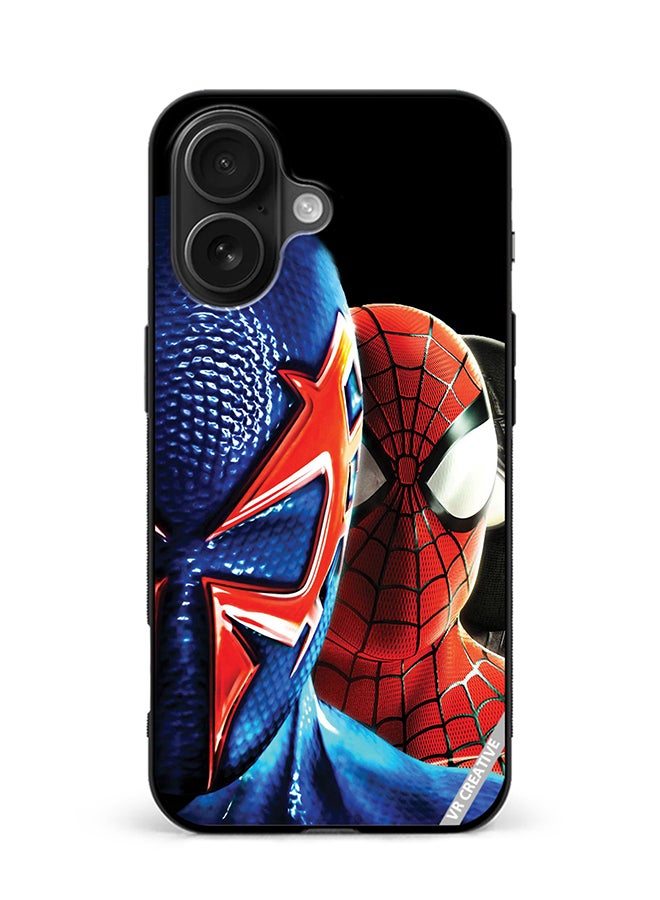 VR CREATIVE Protective Case Cover For Apple iPhone 16 Plus Spiderman Design Multicolour