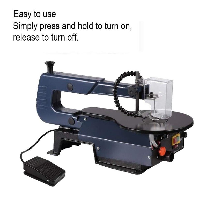 briidea Foot Switch, Foot Operated Pedal Controller Power Switch Woodworking Machine Control, 5-ft Cable with Piggyback Plug, Deadman Style - Image 5