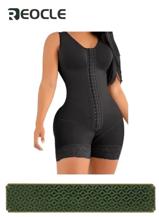 REOCLE Women's Shapewear Tummy Control Fajas Colombianas Full Body Shaper Waist Trainer Bodysuit Strong Shaping Body Shaper - Image 1