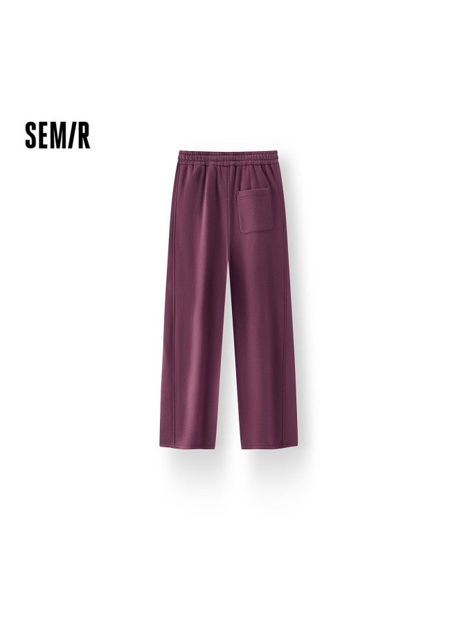 Semir Women's Winter Thermal Antibacterial Fleece Loose Curved Pants Trendy Cool Banana Pants 109725127008 - Image 1