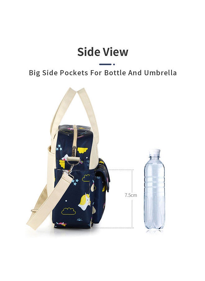 insular - Baby Diaper Bag Shoulder Bag Handbag Large Capacity Mummy Nappy Nursing Bag Tote Bags Travelling Storage Bag for Baby Care - Image 1