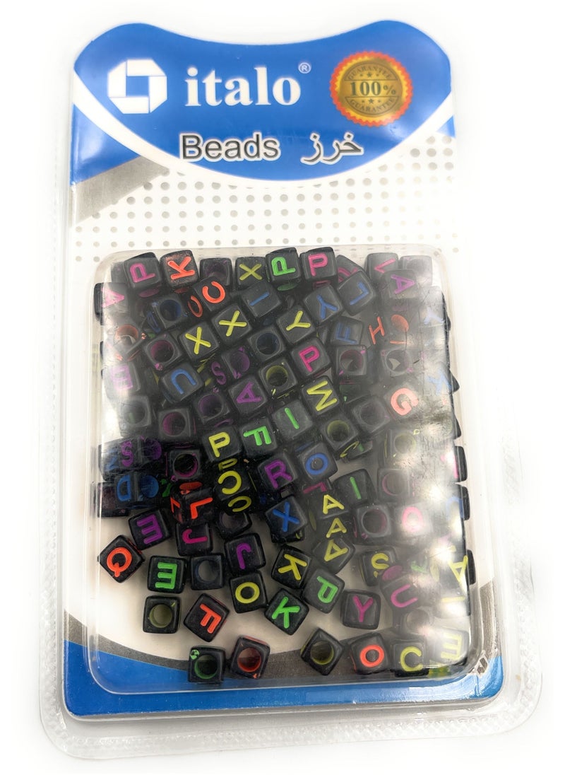 ITALO DIY Crafting Alphabet Letter Beads Set  - Image 1