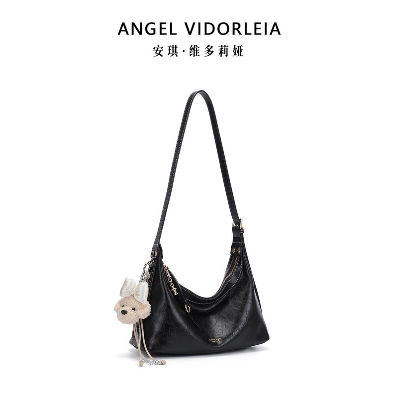 Korean Fashion PU Shoulder Bag Crossbody Trendy Solid Color - Image 3