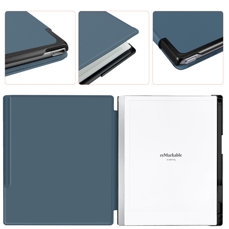 Aippdo Case for Remarkable 2 Paper Tablet 10.3" 2020 Released,Lightweight and Hard Back Shell Protective Book Folio Cover with Built-in Pen Holder,Comes with Remarkable 2 Pen Tips. - Image 1