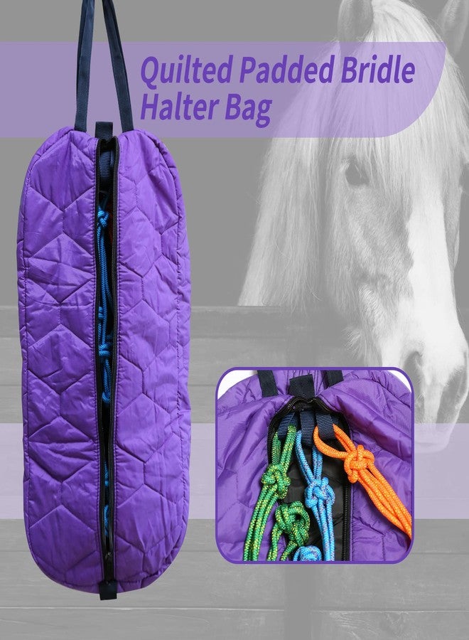 RideFound Bridle Bag for Horses, Durable Nylon Bridle Halter Bag with 3 Layers Padded Horse Tack Carry Bag-Large Capacity Protect Tack - Image 2