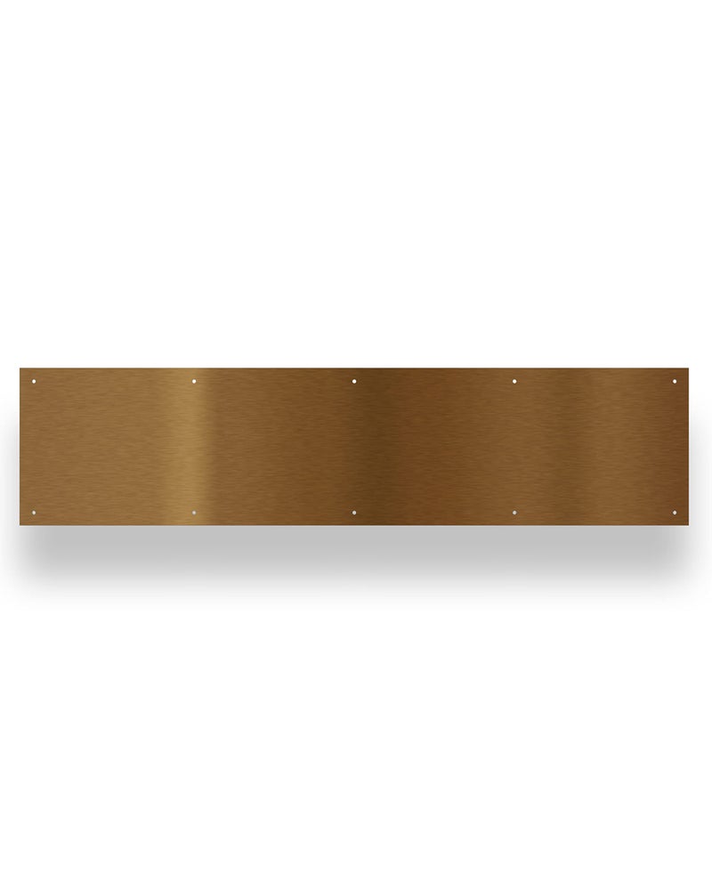 Hardware Essentials Door Kick Plate, 8" x 34", Antique Brass Finis, Non-Magnetic, Screw-in (â€‹â€‹852749)