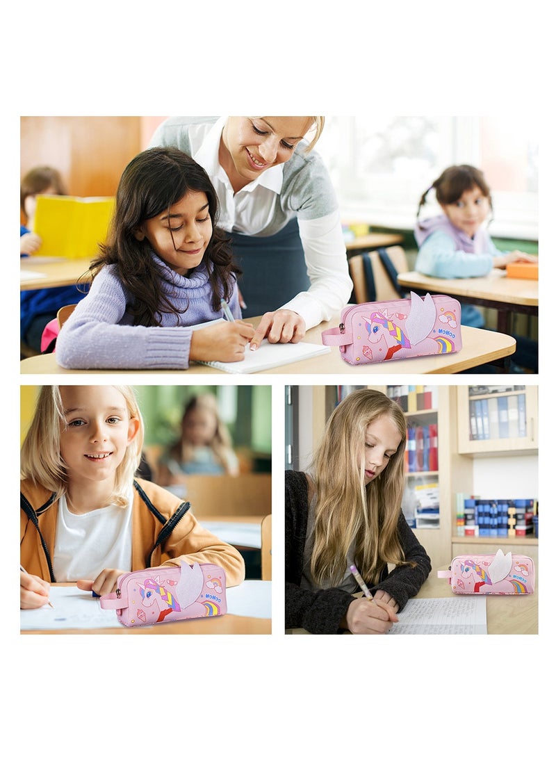 Nohoo Kids Pencil Case / Colour Bag Unicorn - Pink - Image 5