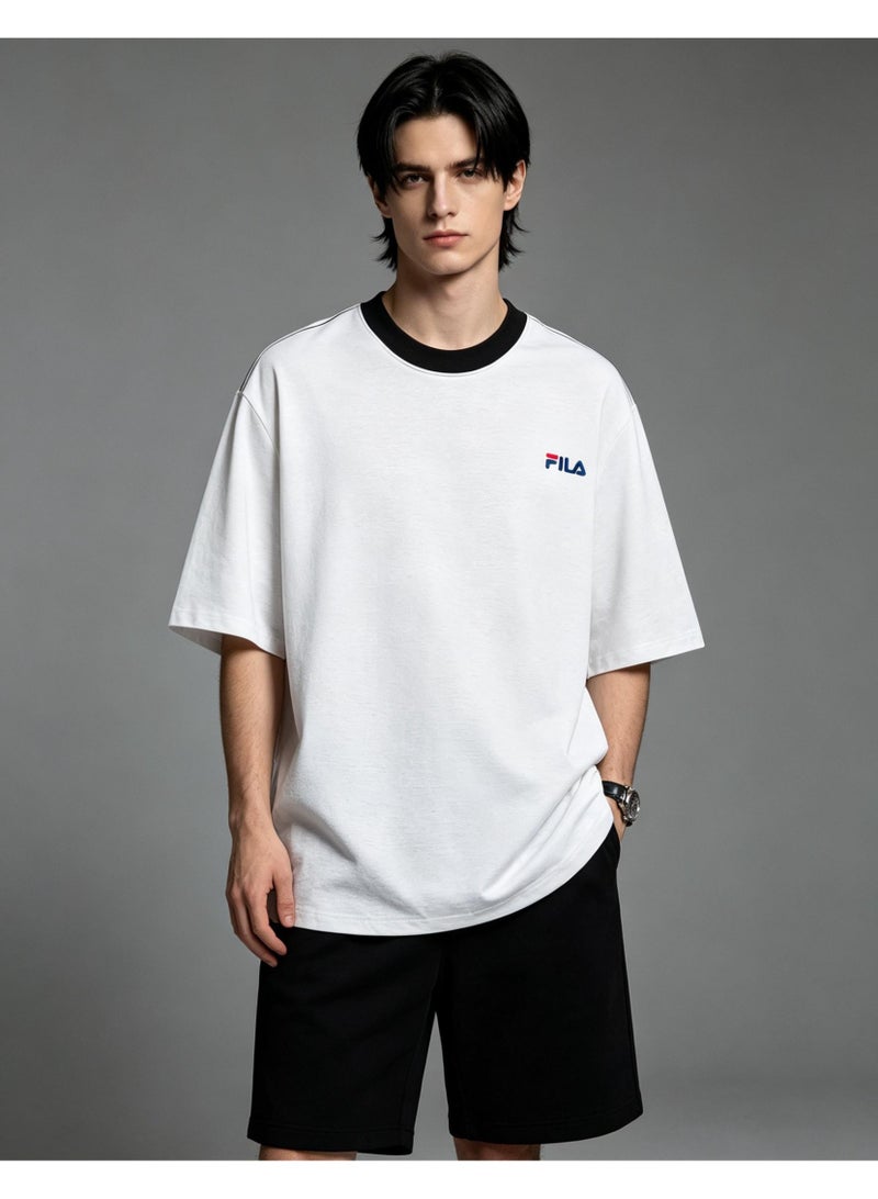 FILA round neck short-sleeved shirt, unisex. Suitable for outdoor sports and fitness. - Image 2