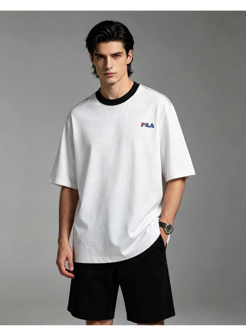 FILA round neck short-sleeved shirt, unisex. Suitable for outdoor sports and fitness. - Image 5
