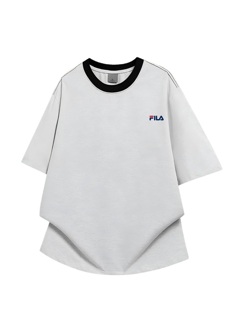 FILA round neck short-sleeved shirt, unisex. Suitable for outdoor sports and fitness. - Image 3