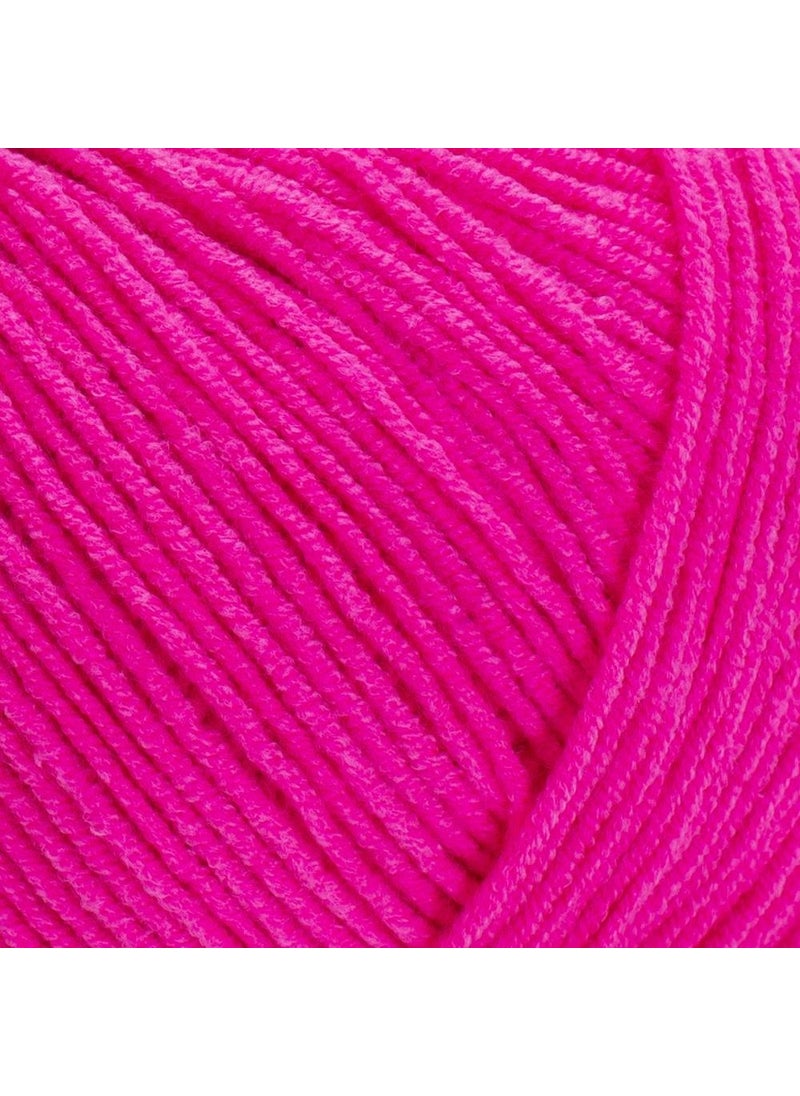 YarnArt Jeans Fuchsia Hand Knitting Yarn  - Image 5