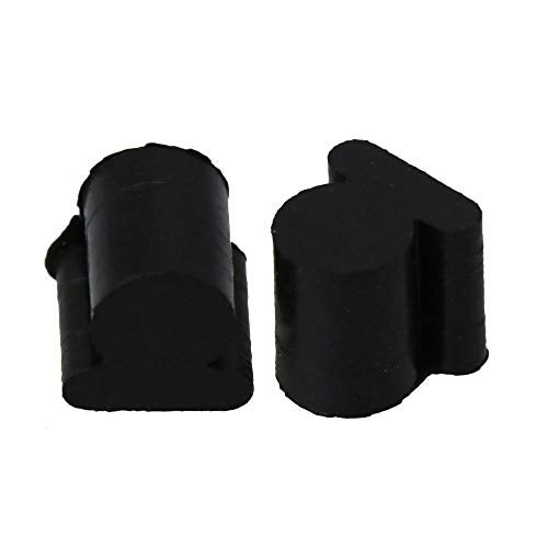 BQLZR Small Flat Key Euphonium/Tuba/Horn Rubber Pad Silicone Pad Rotary Valve Rubber Anti-noise Black Pack of 10 - Image 2