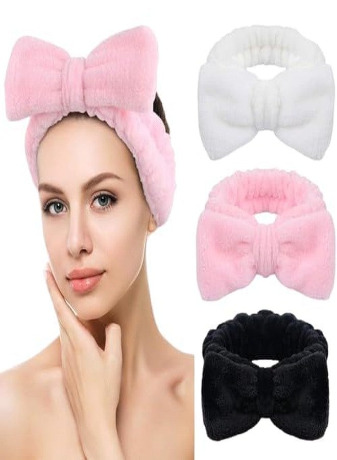 SINGTHITA Spa Headband with Bow, Soft Microfibre, Non-Slip, Stretchy, for Washing Face, Mask, Bath, Yoga, Pack Of 1 (Pack of 1) - Image 1