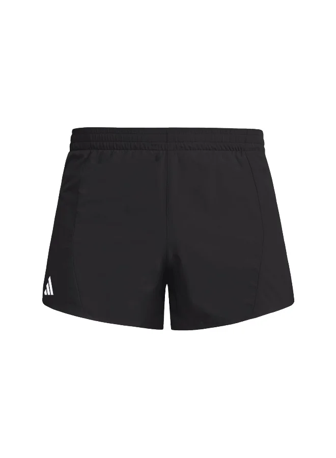 اديداس Adidas Adizero E Short Black Running Shorts For Men XS