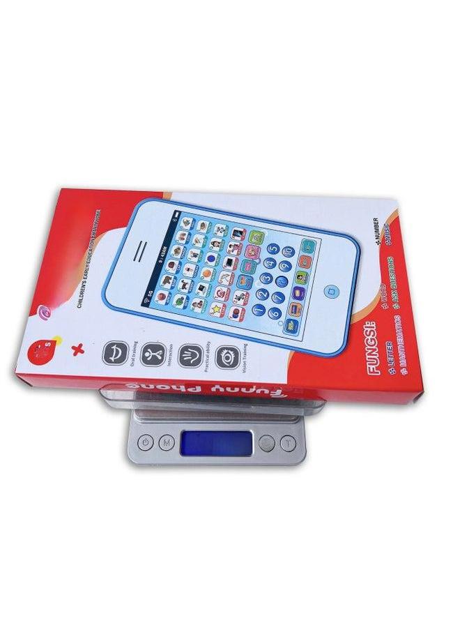 Hot Children's Touch Screen Large Simulation Mobile Phone English Enlightenment Early Learning Machine Toys-Color:Pink - Image 5