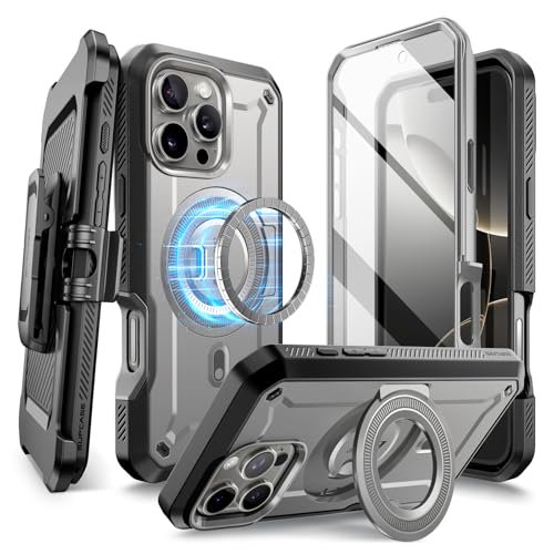 SUPCASE for iPhone 16 Pro Case with Stand UBPro Mag Support MagSafe Builtin Screen Protector Belt Clip MilitaryGrade Protection Magnetic Phone Case for iPhone 16 Pro 63 2024 Tigray - Image 1