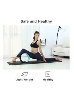 MahMir MahMir® Yoga Wheel Yoga Circles Pilates Professional Waist Shape Gym Workout Yoga Wheel Back Training Tool F or Fitness, Perfect for Stretching and Improving BackBends,  - Image 3