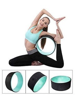 MahMir MahMir® Yoga Wheel Yoga Circles Pilates Professional Waist Shape Gym Workout Yoga Wheel Back Training Tool F or Fitness, Perfect for Stretching and Improving BackBends,  - Image 5