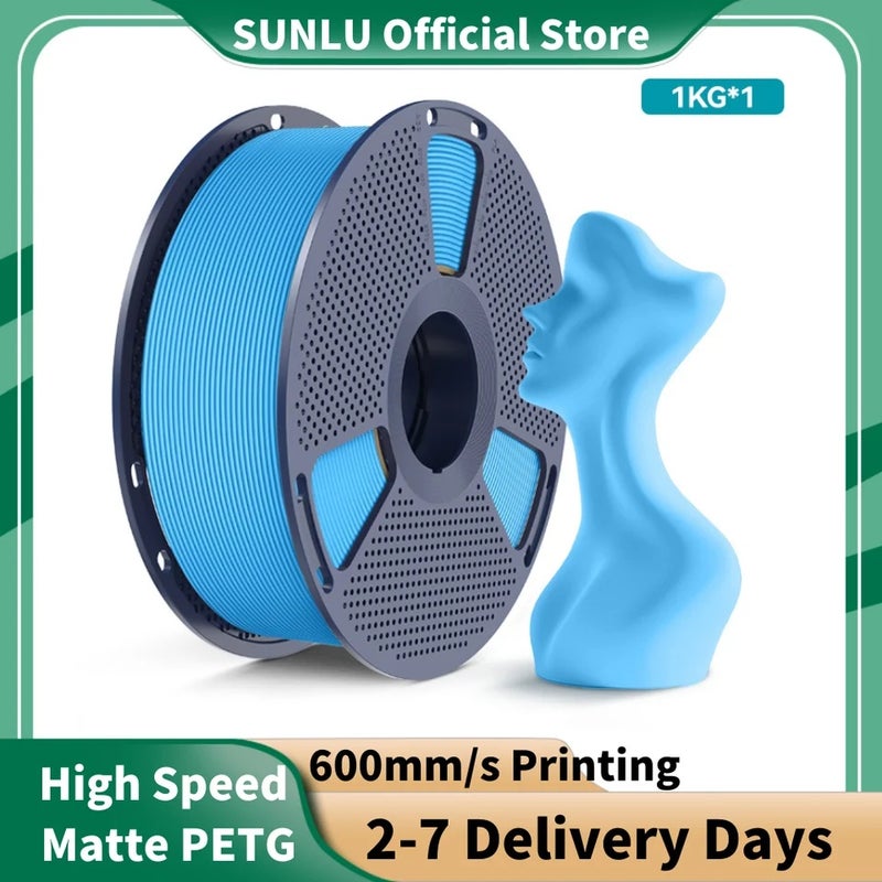 Sunlu High Speed Matte Petg Filament 1.75mm 1kg for Creality Prusa and Bambu Lab 3D Printers - Image 1