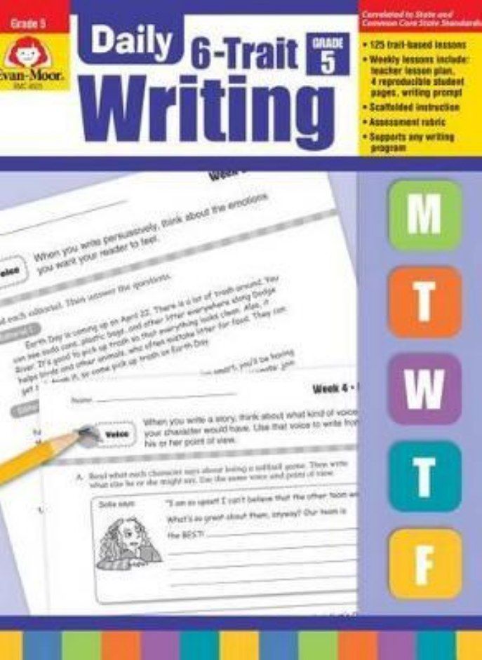 ^(C) Daily 6-trait Writing, Grade 5