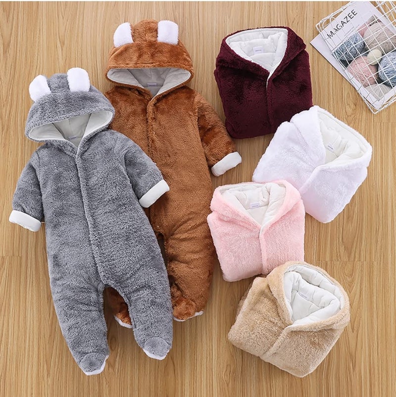 First Kick Baby Wearable Sleeping Bag New Born Hooded Snap Button Closer Security Bag 912 Months Pink - Image 4