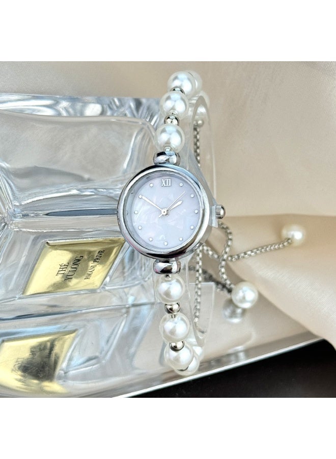 New Pearl Bracelet Women's Quartz Watch