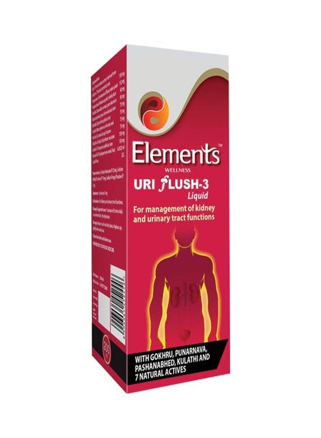 Elements Wellness Uri Flush-3 Liquid (200ml), Pack of 1 - Image 1