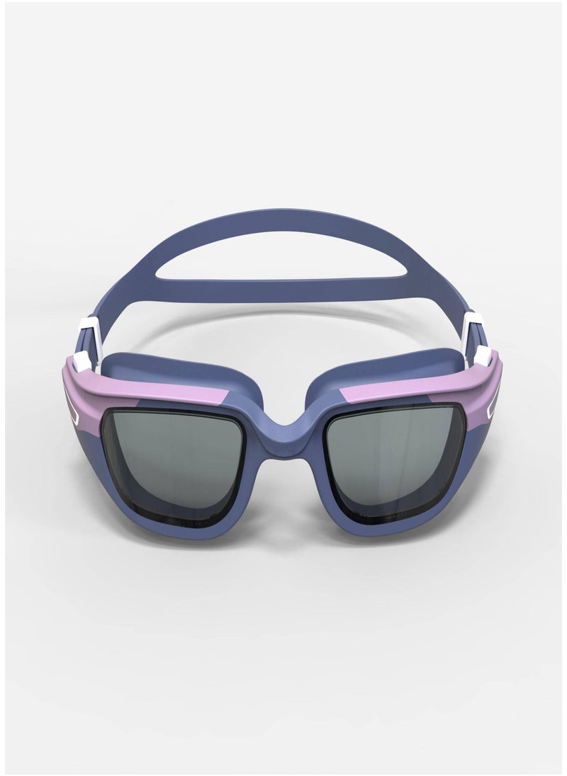 NABAIJI NABAIJI by DECATHLON, Spirit Swimming Goggles Clear Lenses Small Blue Mauve  - Image 2