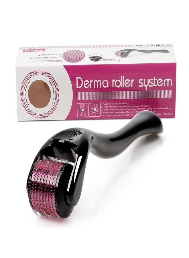 Quebers Pack of-2 Derma Roller for Hair Growth 0.5 Mm with 540 Titanium Needles|Repairs Damaged Hair, Activates Hair Follicles|for Hair Fall Pack of 2 - Image 1