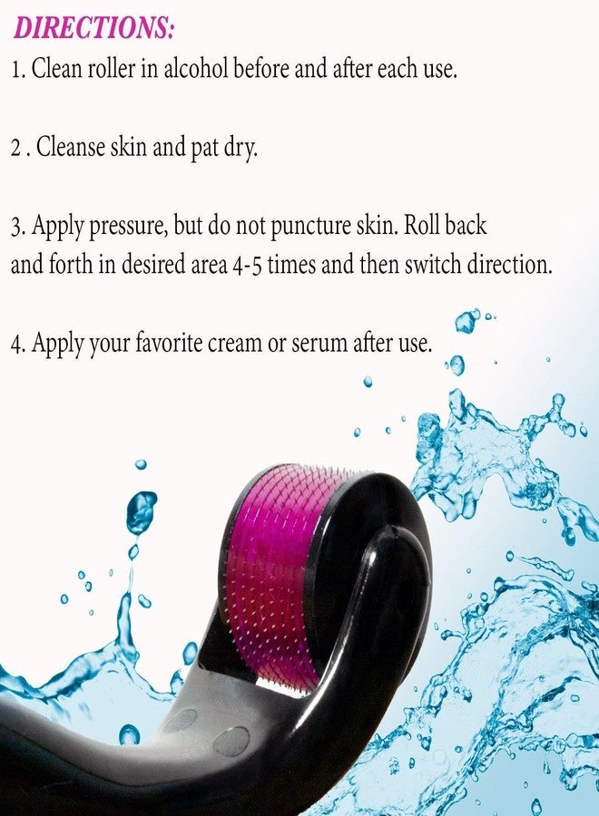 Quebers Pack of-2 Derma Roller for Hair Growth 0.5 Mm with 540 Titanium Needles|Repairs Damaged Hair, Activates Hair Follicles|for Hair Fall Pack of 2 - Image 4