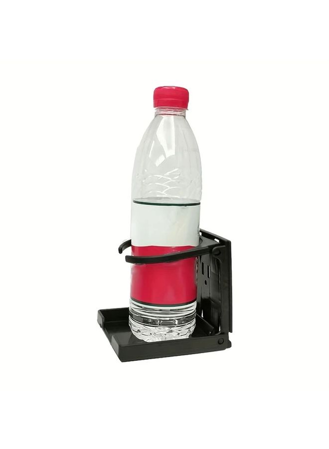 2pcs Black Adjustable Cup Holder Universal Folding Beverage Stand for Car Truck Boat - Image 4