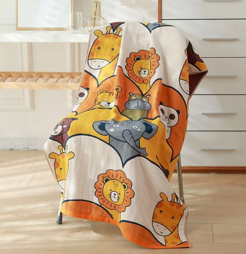 New Multi-Layer Gauze Cotton Bath Towel Soft And Comfortable Beach Towel Ethnic Wind Sun God Skin-Friendly Absorbent - Image 5