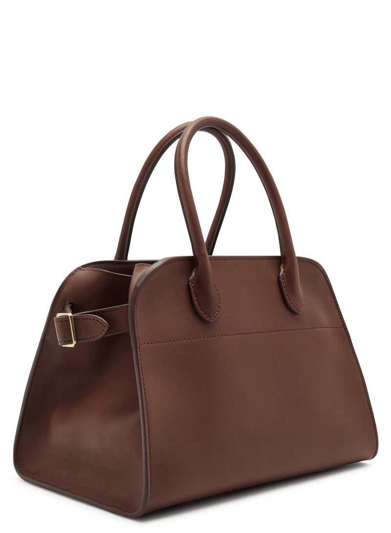 TR The Row Margaux 10 Top-Handle Bag in Plain Leather - Image 5