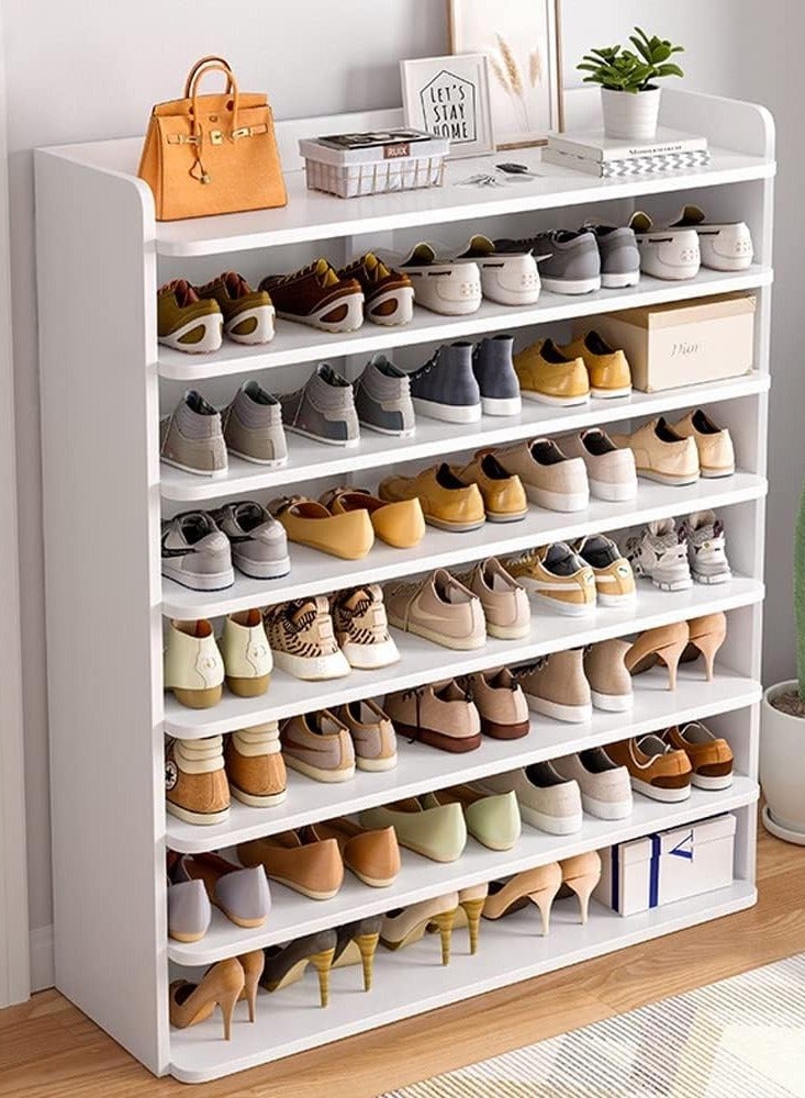 JOMILA Shoe Rack Wooden Shoes rack Shoe Cabinet Free Standing Entryway Shoe Tower Shelf Multi-Function Storage Organizer Boots Storage Shelf Home Furniture Modern House Office Stand Wood - Image 3