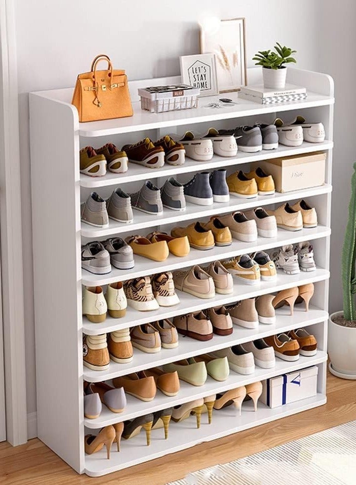JOMILA Shoe Rack Wooden Shoes rack Shoe Cabinet Free Standing Entryway Shoe Tower Shelf Multi-Function Storage Organizer Boots Storage Shelf Home Furniture Modern House Office Stand Wood - Image 4