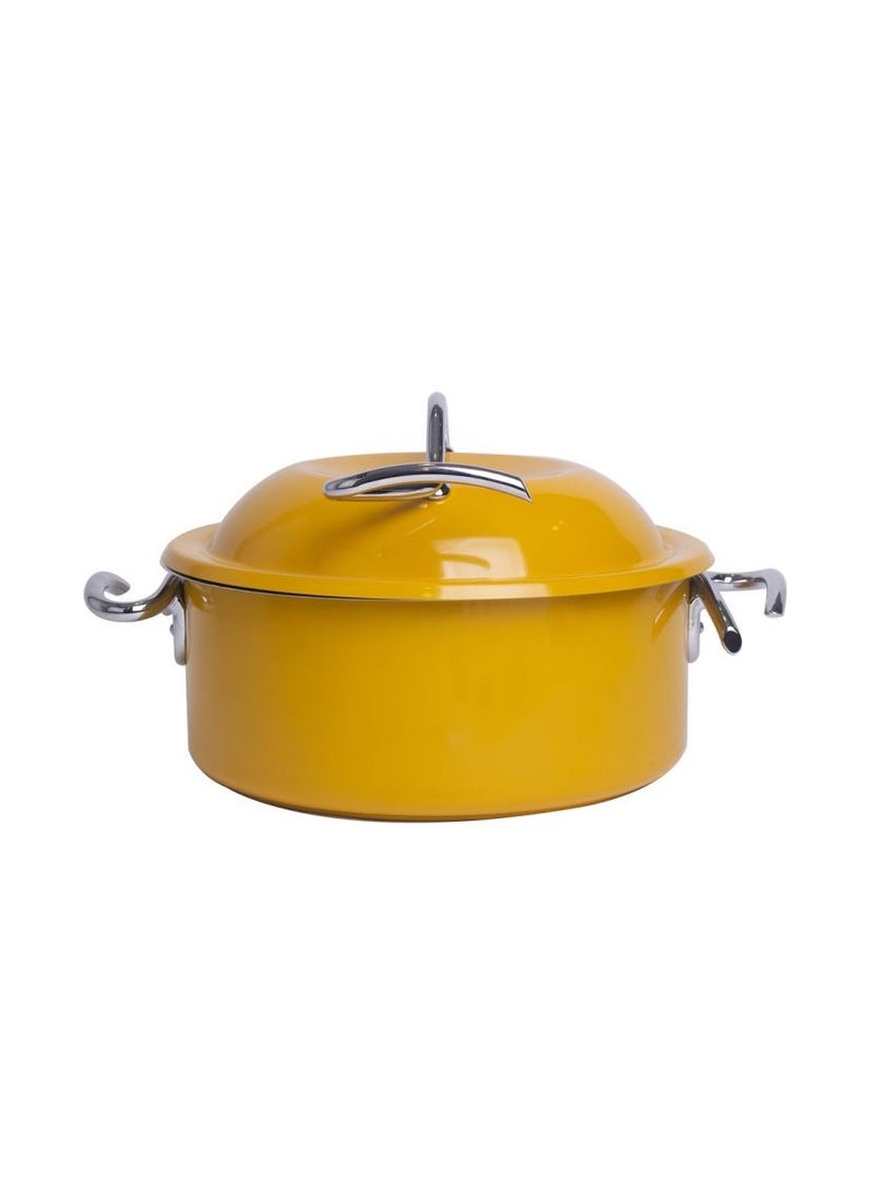 Alsaif home Large round steel heater, bring Al Saif Home color 