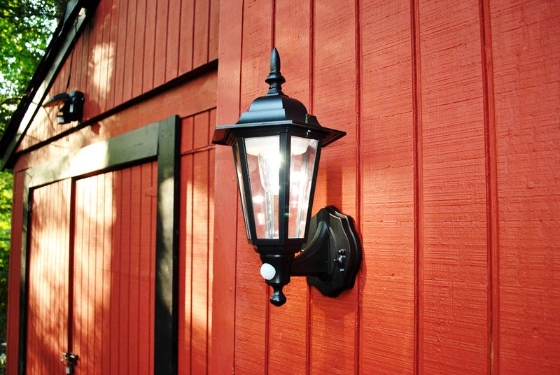 Maxsa Innovations Maxsa 44719 Battery-Powered LED Motion-Activated Outdoor Wall Sconce-Black-8.5" x 6" x 13 - Image 2