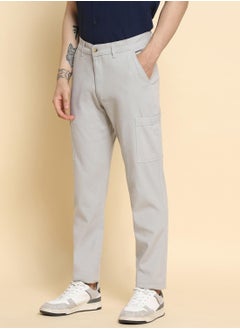 Dennis Lingo Light Grey Pants For Men Perfect For Casual Occasion  - Image 3