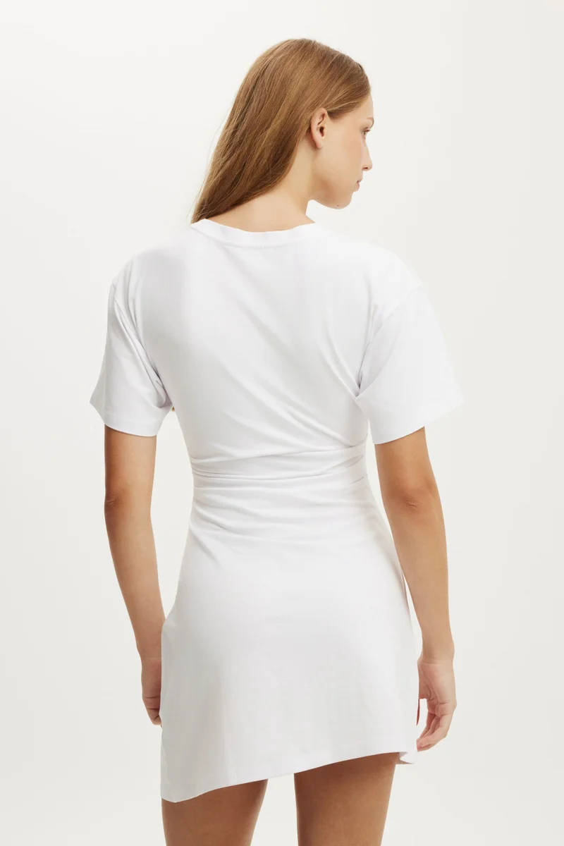 Cotton On  Boxy Tuck T-Shirt Mini Dress for Women | Best Price UAE