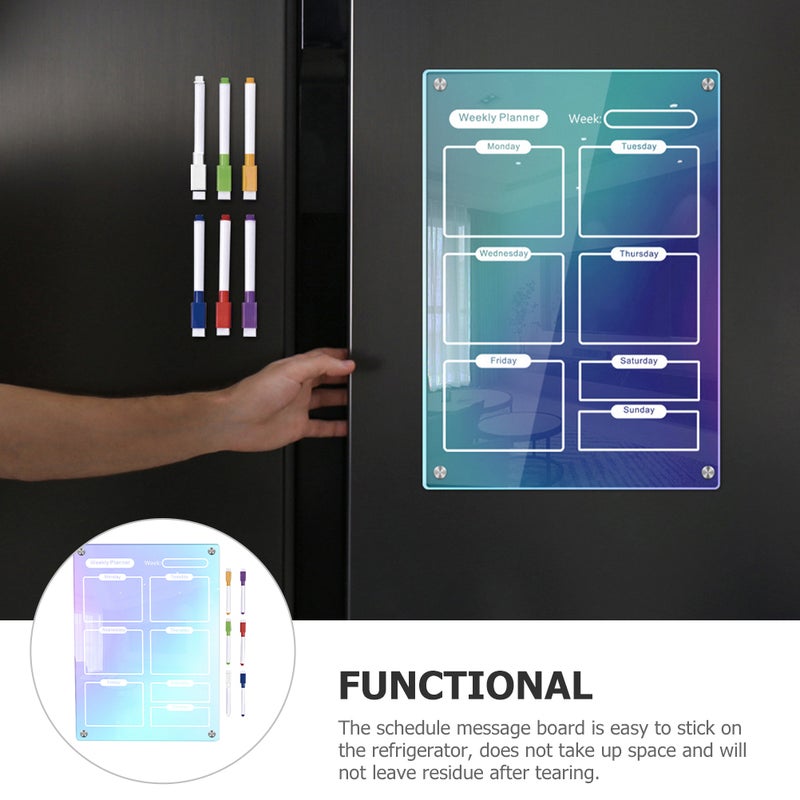 2 Sets of Memo Writing Board Decorative Message Board Erasable Planning Board - Image 5