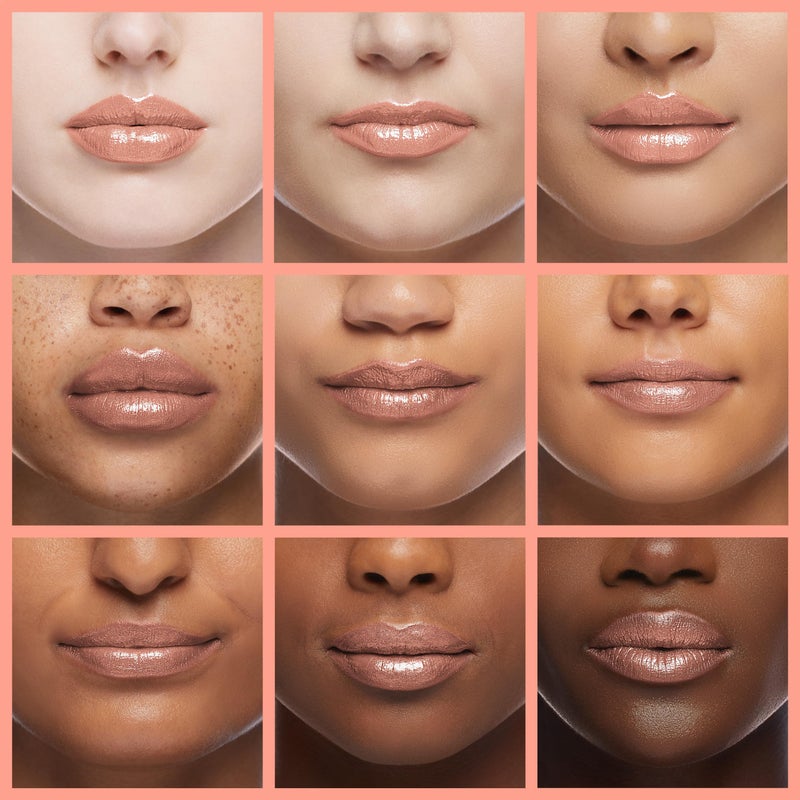 Oulac Metallic Lipstick for Women with Lightweight Hydrating Formula, Metallic Golden Nude Lip Stick, Vegan Beauty, Full Coverage Lip Makeup, Christmas Gifts for Women, Sahara Gold(10) - Image 4