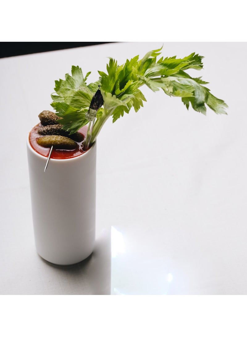 acme Tajimi Tall Tumbler, Milk White - 330ml - Image 2