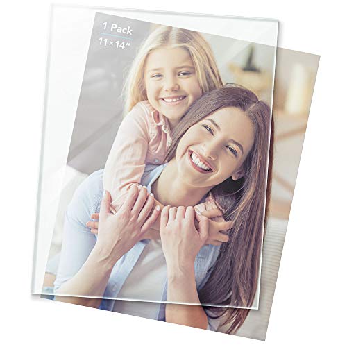 FrameStarr - 11x14 Heat Strengthened Glass - Crystal Clear - Shatterproof & Scratch Proof Picture Frame Replacement Glass - Semi Tempered Cover Sheet - Image 5