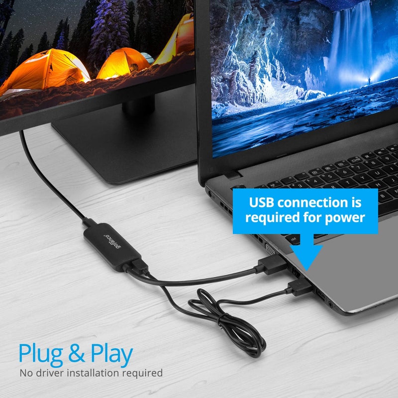 gofanco HDMI 2.0 to USB C Converter (HDMI to USB-C Monitor) â€“ Compatible with Xreal, Rokid Air/Max, VITURE One, RayNeo, Portable Monitor, laptops, Switch, ROG Ally, Steam Deck, PS4/5, Xbox(HDMIUSBC) - Image 5