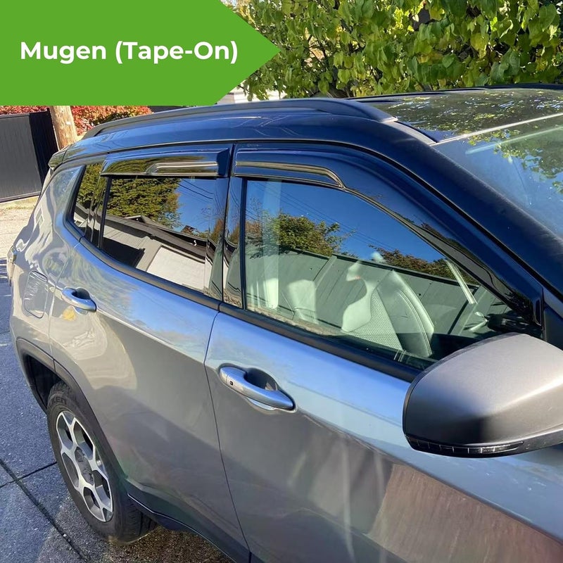 Immortal Group IG Window Visor for Hyundai Tucson 2005-2009 - 4PC Rain Guard Deflector - Image 3