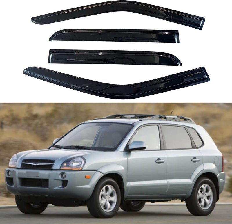 Immortal Group IG Window Visor for Hyundai Tucson 2005-2009 - 4PC Rain Guard Deflector - Image 1